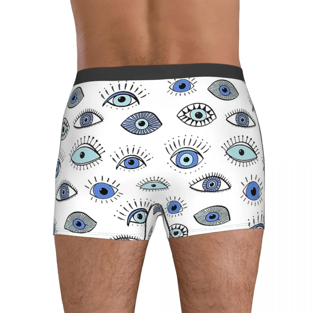 Shorts Boxer Evil Eye para homens, Cueca Boxer, Ventile Underwear, Presente de namorado