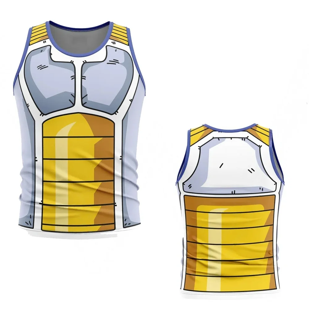 2026 Sommer Dragon Ball Retro Fitness-Weste Herren Übergroße 3D-Bedruckte Weste Familien-Unisex Kinder-Sportshirt