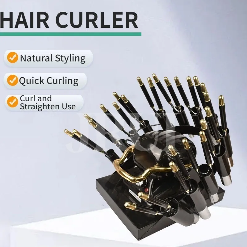 Ceramic Hair Curler Professional Styling Tool for Salon Household Hair Modeling Portable Constant Temperature Hair Waver