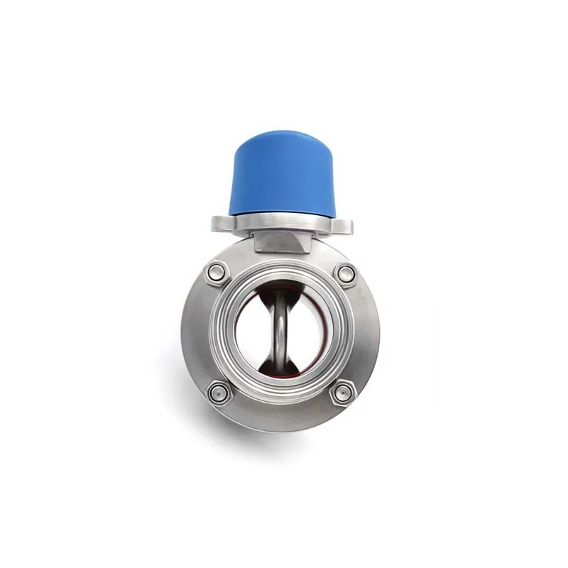 Squeeze Trigger Flow Control for Brew Beer SS304 Stainless Steel Tri Clamp Butterfly Valve 3/4