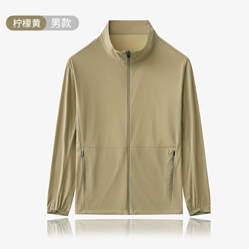 2026 New Arrival Couple Matching Outdoor Ice Silk Sun Protection Jacket UPF50+ UV Protection Super Lightweight Breathable Outerw