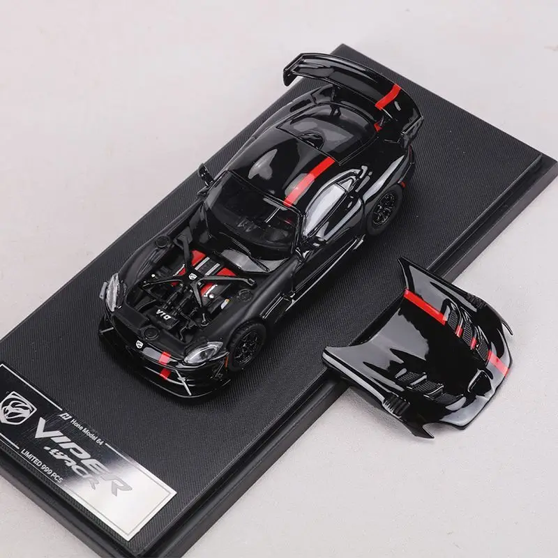 Versione con copertina magnetica aperta Viper ACR 1:64, modello di auto in lega pressofusa, per adolescenti che giocano con, decorazione per adulti, regalo.