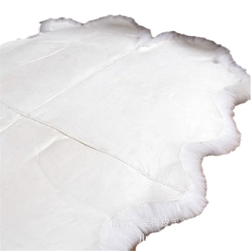 

Whole sheepskin, bay window mat, living room, solid color, wool, carpet