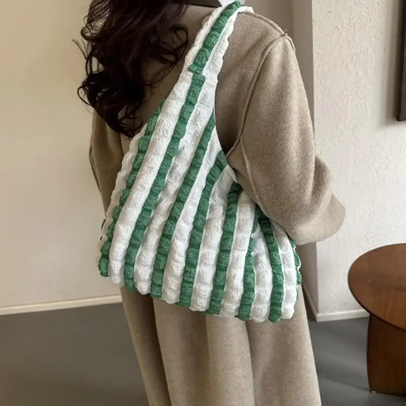 

Женская сумка подмышками, плиссированная сумка, большая вместительная сумка через плечо, сумка для покупок, персонализированная