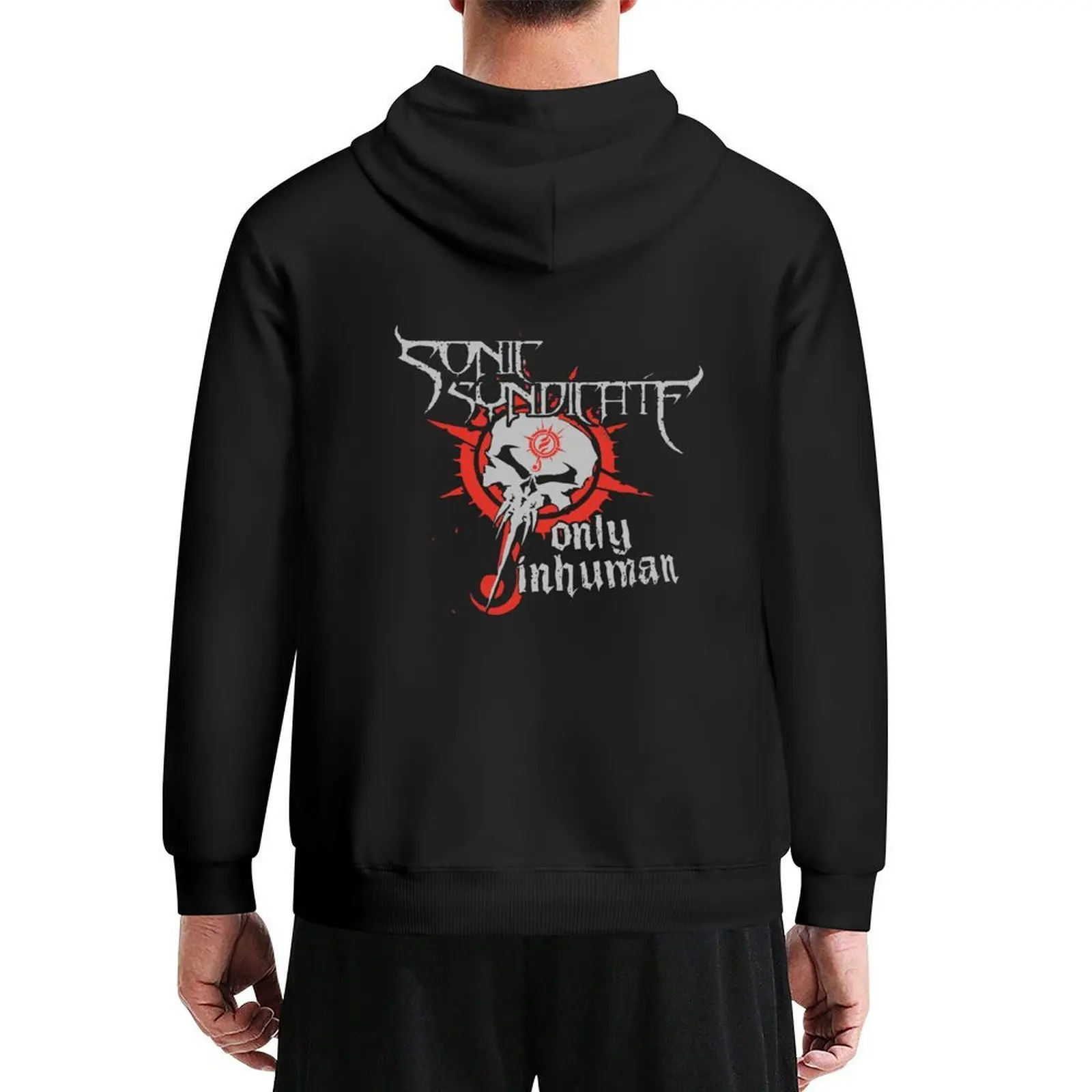 Sonic Syndicate Only Inhuman Sudadera con capucha para hombre, ropa de diseñador, ropa para hombre, ropa de anime, ropa coreana, Sudadera con capucha para hombre