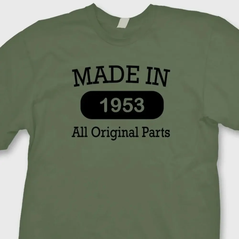 

2019 New Short Sleeve Tee Made In 1953 Funny T-shirt Vintage Birthday Humor Gift Tee Shirt Male T Shirt