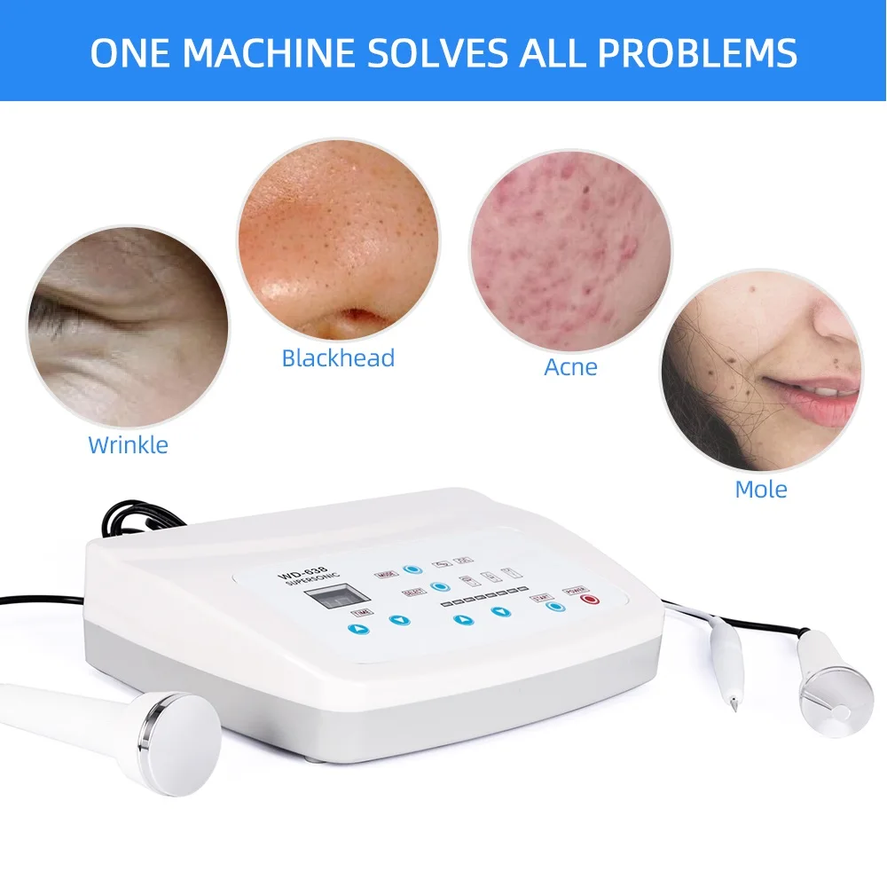 3 In 1 ultrasuoni macchina per la bellezza del viso Micro Plasma lentiggine rimozione Lifting massaggiatore pelle tatuaggio verruca talpa rimozione lentiggine