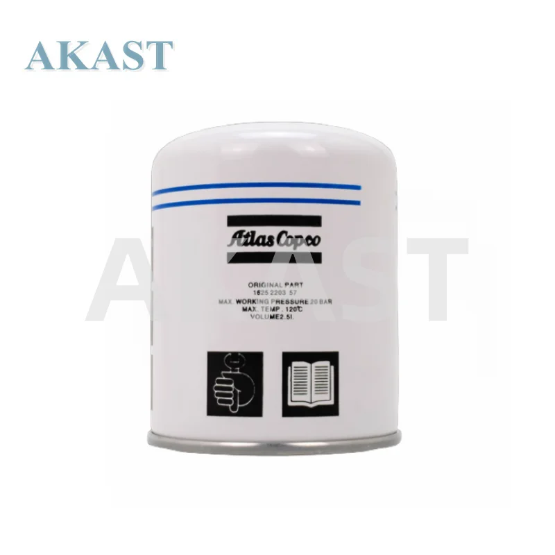 

1625220357 Atlas Screw Air Compressor Maintenance Consumables GA11 + P Oil and Gas Separator
