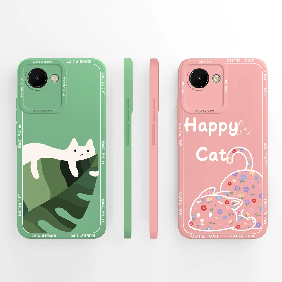 For OPPO Realme C30 C30s C33 C35 Phone Case Cute Cartoon Panda Soft Silicone Durable Cover For RealmeC35 Funda C33 Coque Cases