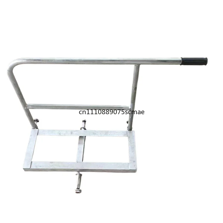 Small construction site trolley, small transfer of partition panels, hand push