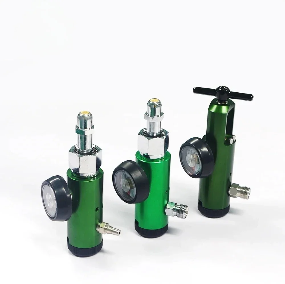 15LPM Oxygen Regulator CGA-540 Adjustable Flow 0-15 LPM Aluminum/Brass 3000psi
