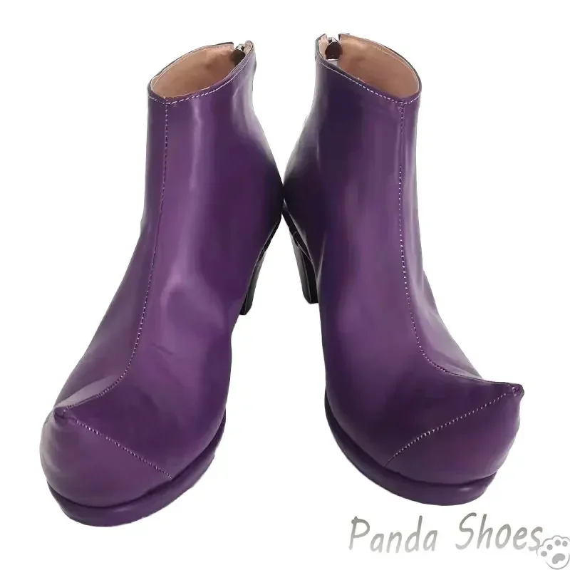 أحذية Genshinimpact Fatui التأثيرية لعبة الرسوم المتحركة الهزلية أحذية تنكرية Fatui أزياء تنكرية أحذية الدعامة لحفلات الهالوين #5