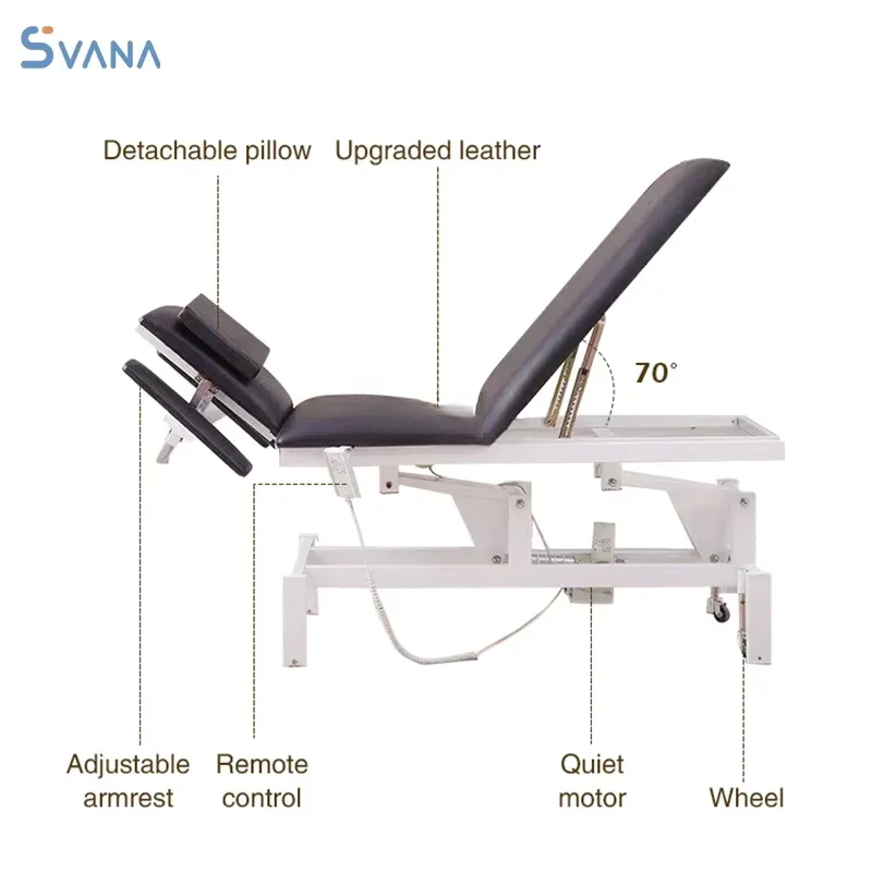 Chiropractic Physical Therapy Electric Spa Treatment Table Facial Bed Massage Table Bed