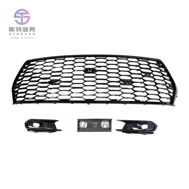 

SIENNA Car Front Bumper Upgrade With GR Motion Middle Net Modified Exterior Decorative Strip Accessories Fits Ranger Model