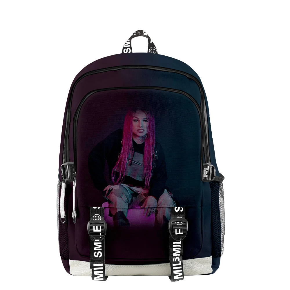 

Snow Tha Product Merch Zipper Backpack School Bag Unique Daypack Traval Bag Oxford Cloth