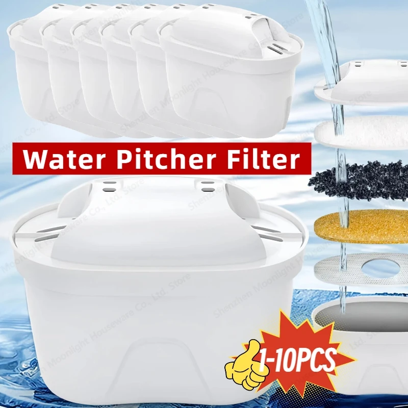 Wasserfilter-Wasserfilterkartusche entfernt Fluorid, Chlor, Wasserkrugfilter für Wasserhahn, Wasserfilter für Trinkwasser