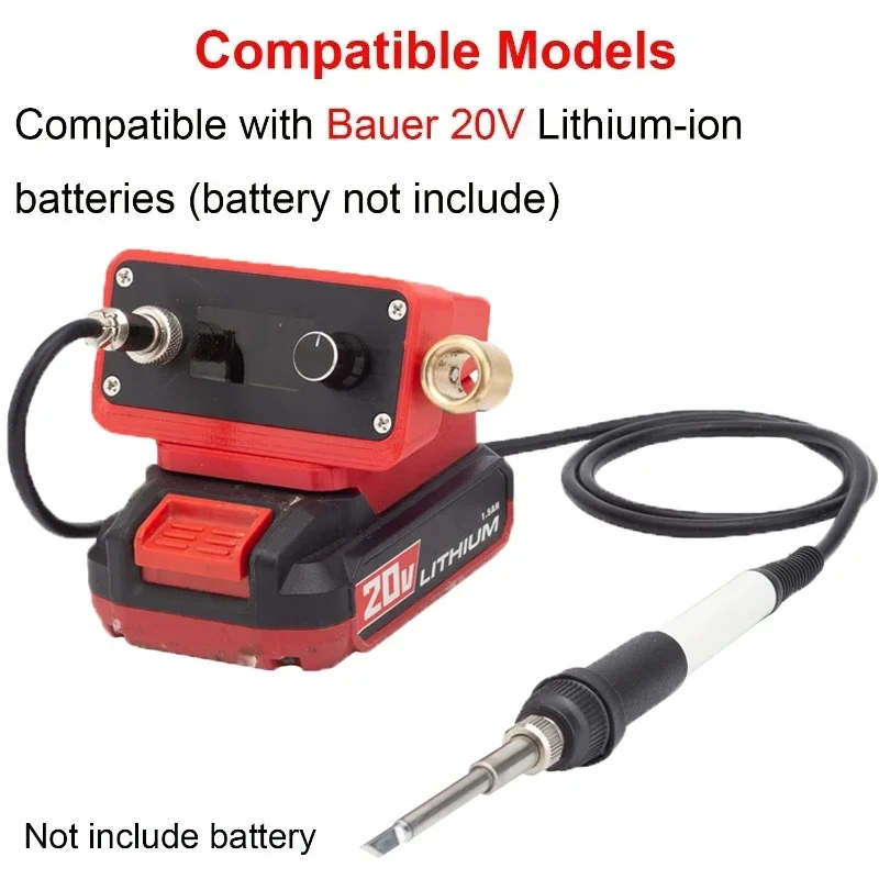 Quick Heating T12 soldering station welding iron version STC For Bauer 20V Li-ion battery T12 Digital Soldering Iron