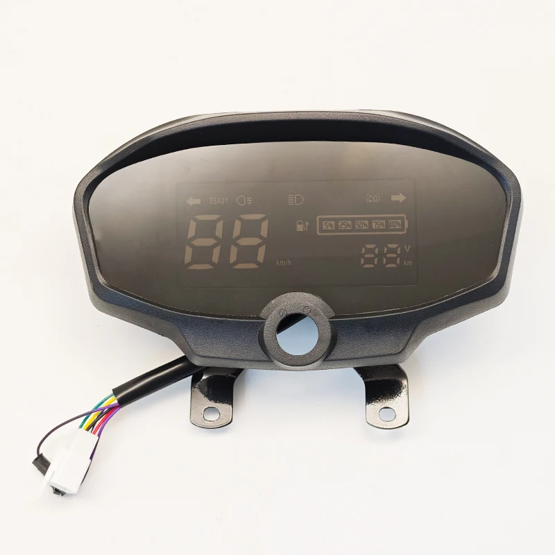 Changzheng LED Dashboard for Electric Tricycle, Digital Odometer, Integrated Phase Cable, Universal 48V/60V/72V