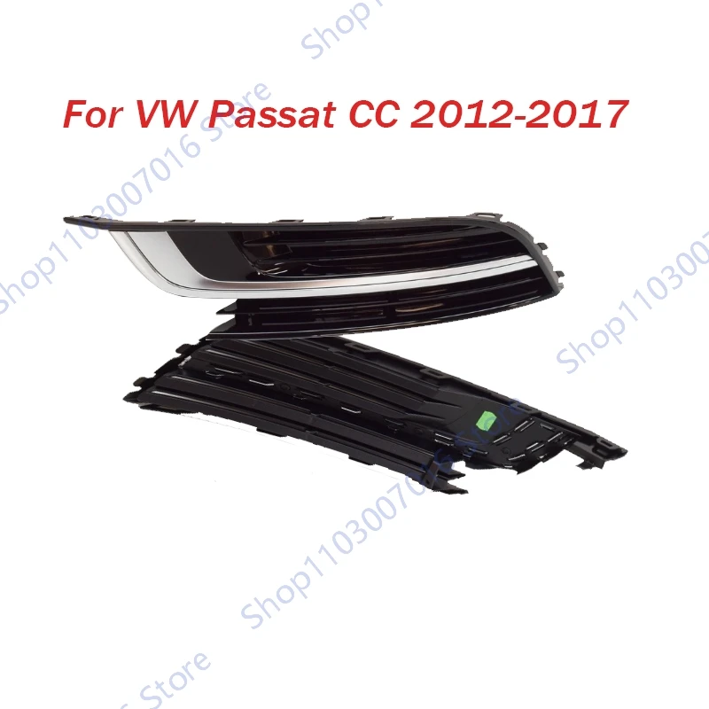 

Крышка противотуманной фары для VW Passat CC 2012-2017, решетка переднего бампера, рамка противотуманной фары 3C8854662A 3C8854661A