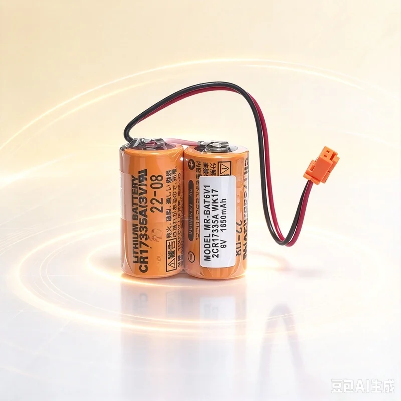 Original MR-BAT6V1 2CR17335A WK17 6V 1650mAh Lithium Battery For Mitsubishi PLC