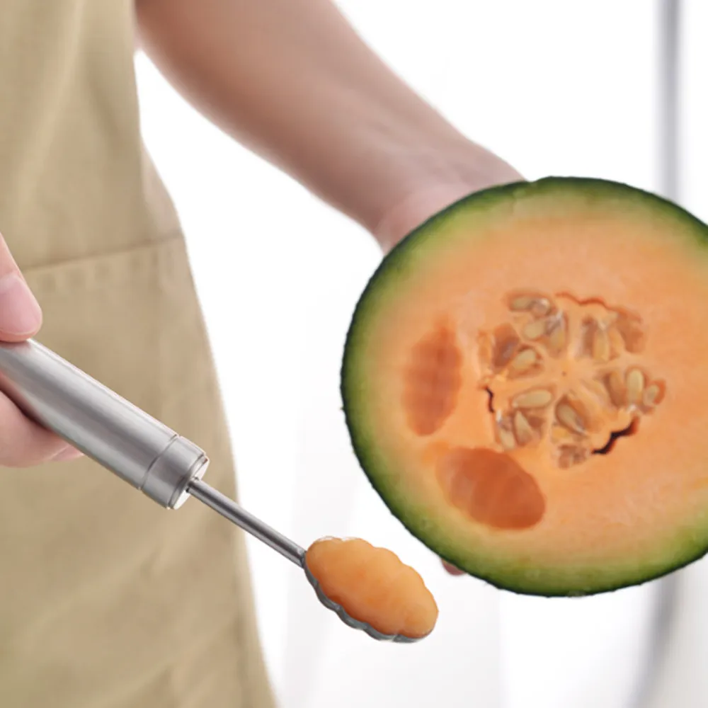 

Creative Fruit Carving Watermelon Baller Ice Cream Dig Ball Scoop DIY Tool