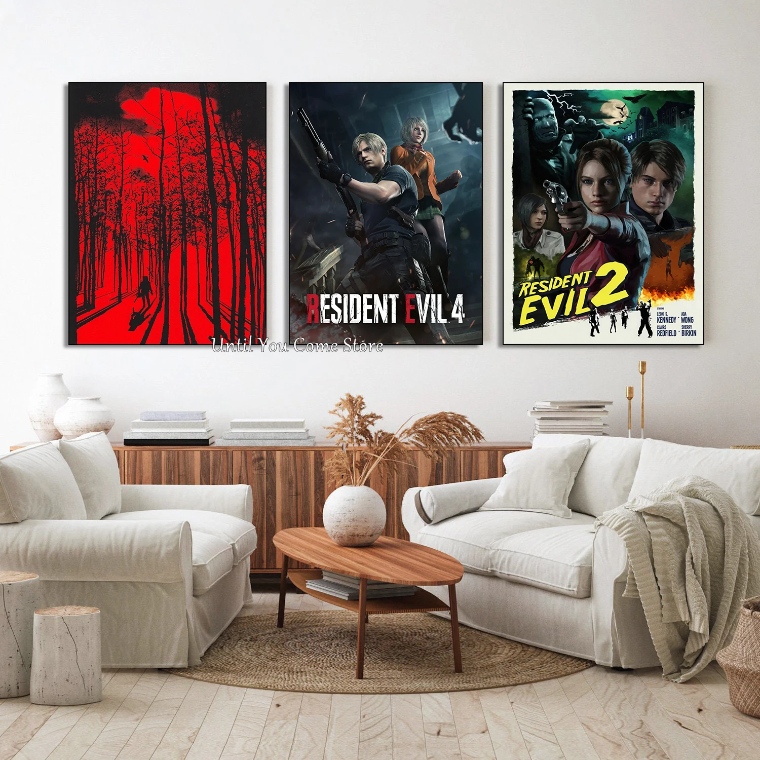 Resident-Evil Game Poster Print Canvas Art Pictures Home for Living Room and Bedroom Wall Modern Decor Frameless Painting