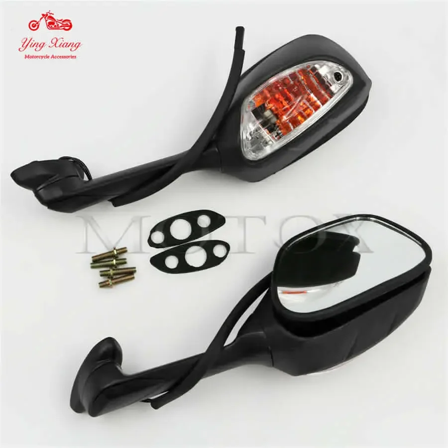 Fit for 2005 - 2016 GSXR600 GSX-R750 GSXR 1000 Rotatable Rear View Mirror Side Mirrors 2004 2005 2006 2007 2008 2011 GSXR1000