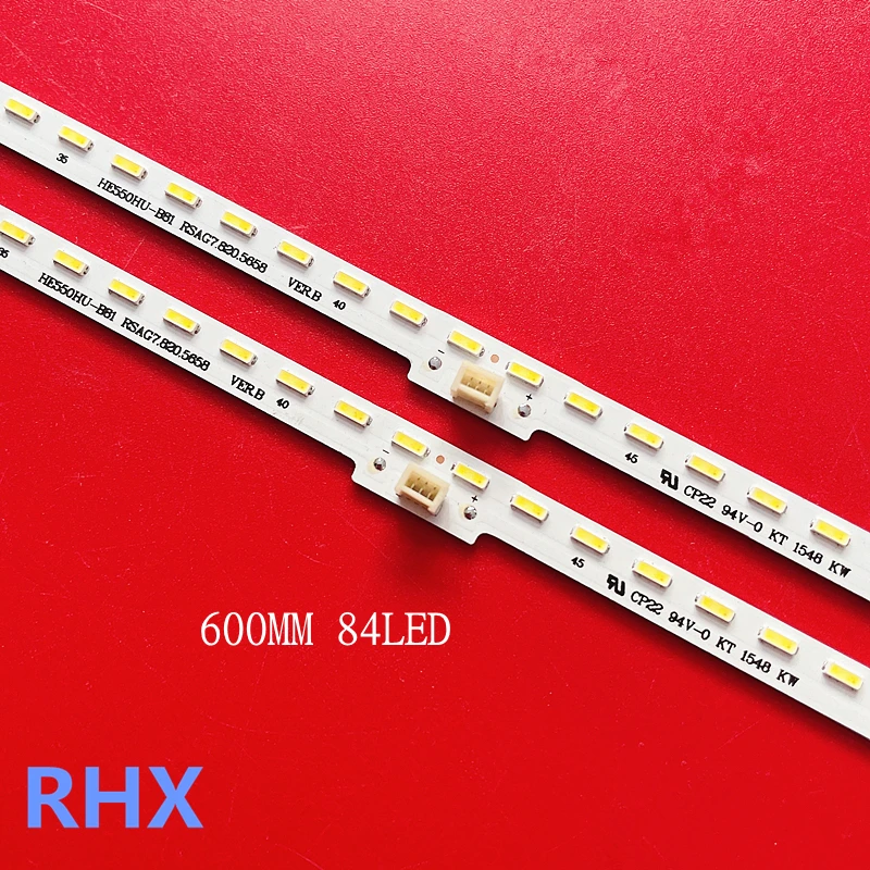 

600mm LED strip For Sharp TV LC-55N7000U LED55K380U LT-1139663-A Hisense HE550HU-B81 RSAG7.820.5658 84LED