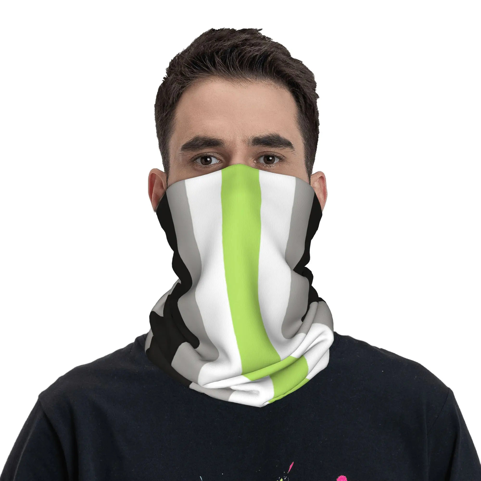 Agender Lgbt  Bandana Neck Cover Printed Yaoi Boy Love Mask Scarf Multifunctional Balaclava Hiking Unisex Adult Windproof