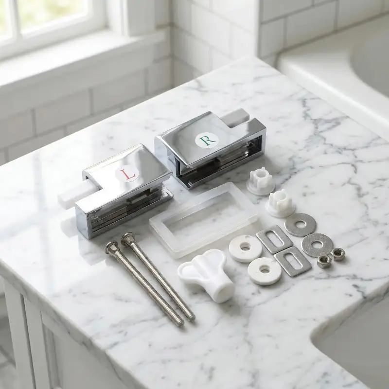 Soft Close Toilet Lid Hinges Replacement Kit Universal Compatibility for Traditional and Modern Bathroom Toilets