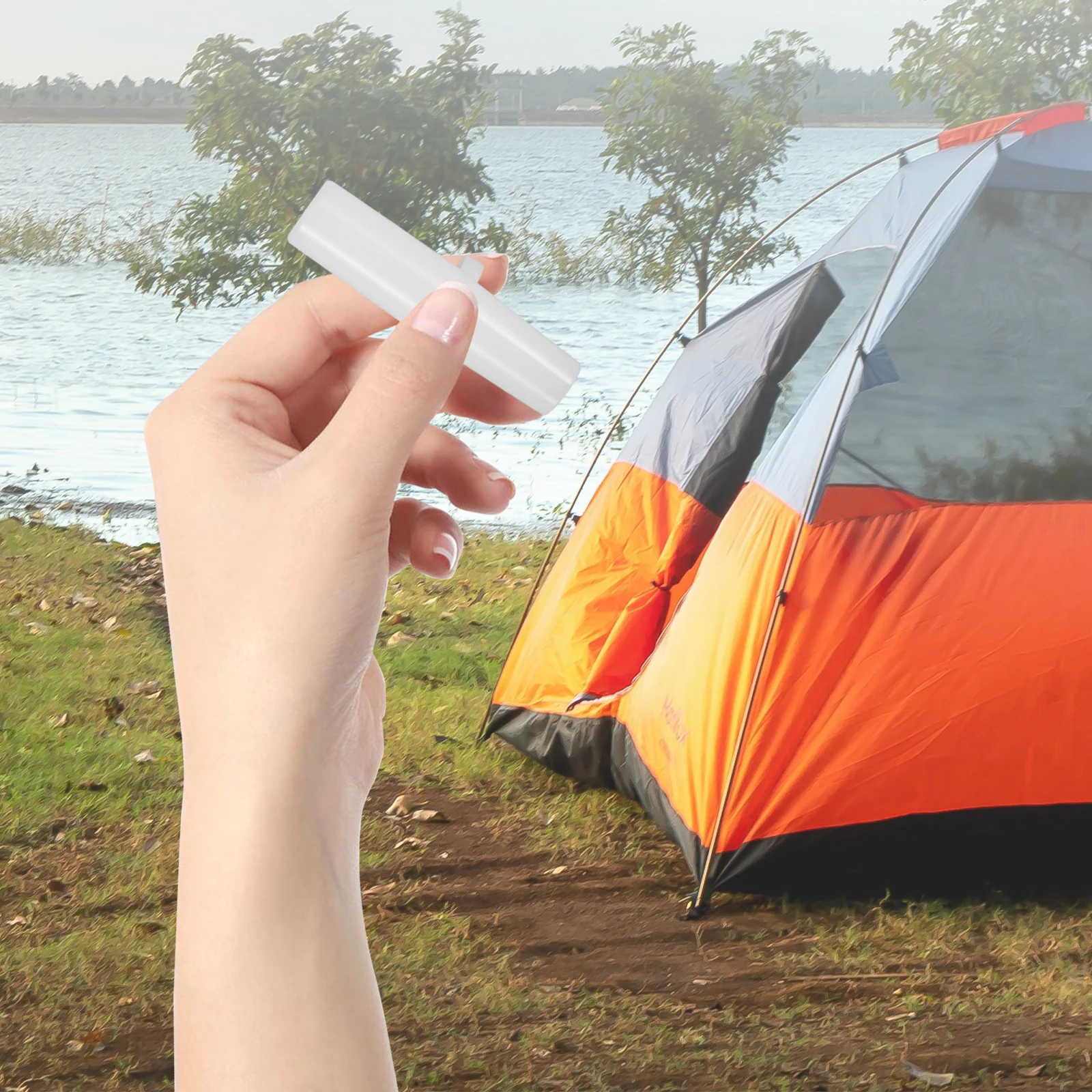 

20pcs Tent Rod Connector Replacement Plastic Pole Adapter Fittings Camping Outdoor Easy Install White Lightweight Accessories
