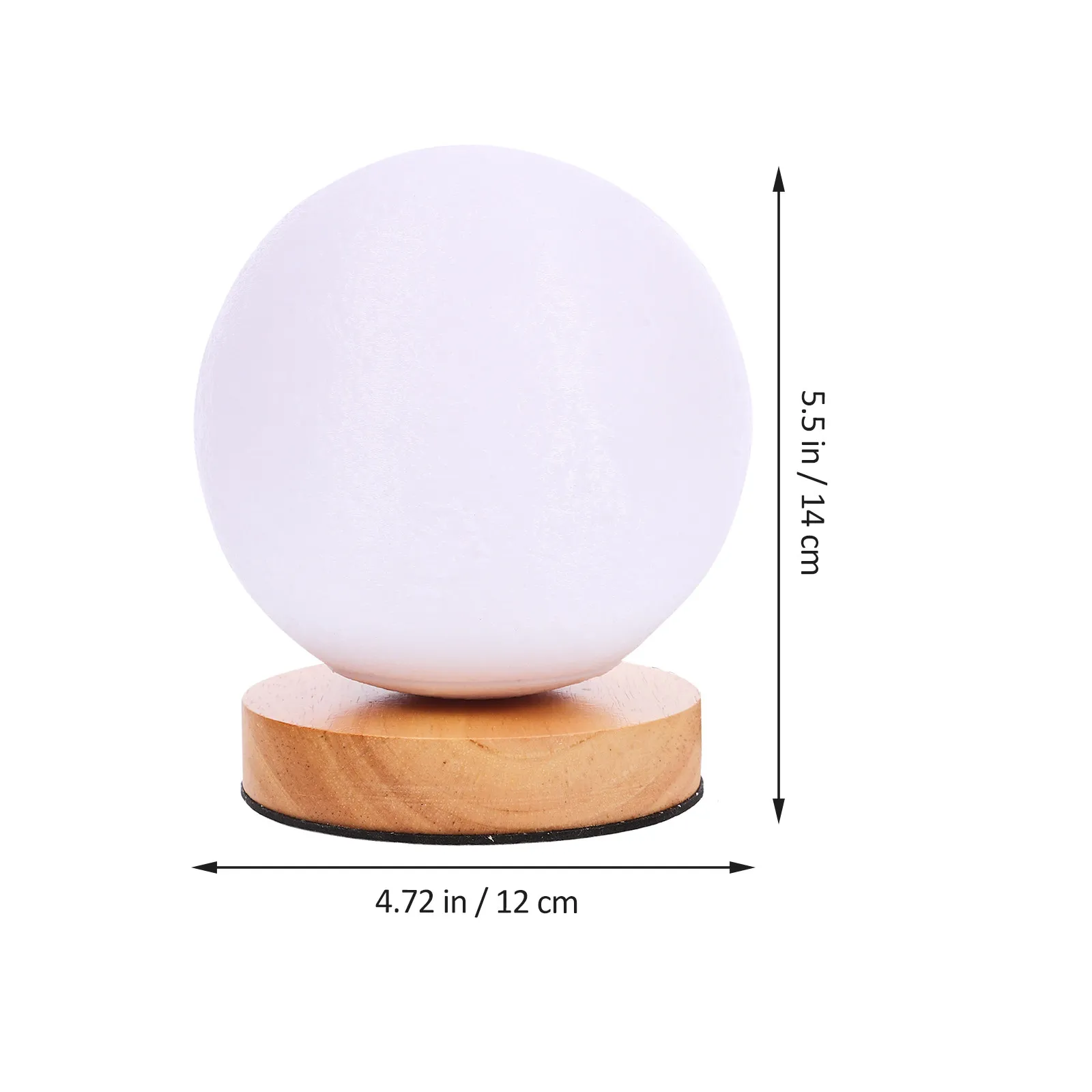 Rotatable Moon Lamp Compact Design Bedroom Night Light LED Moonlight Decorative Desk Lamp Ambient Lighting for Room