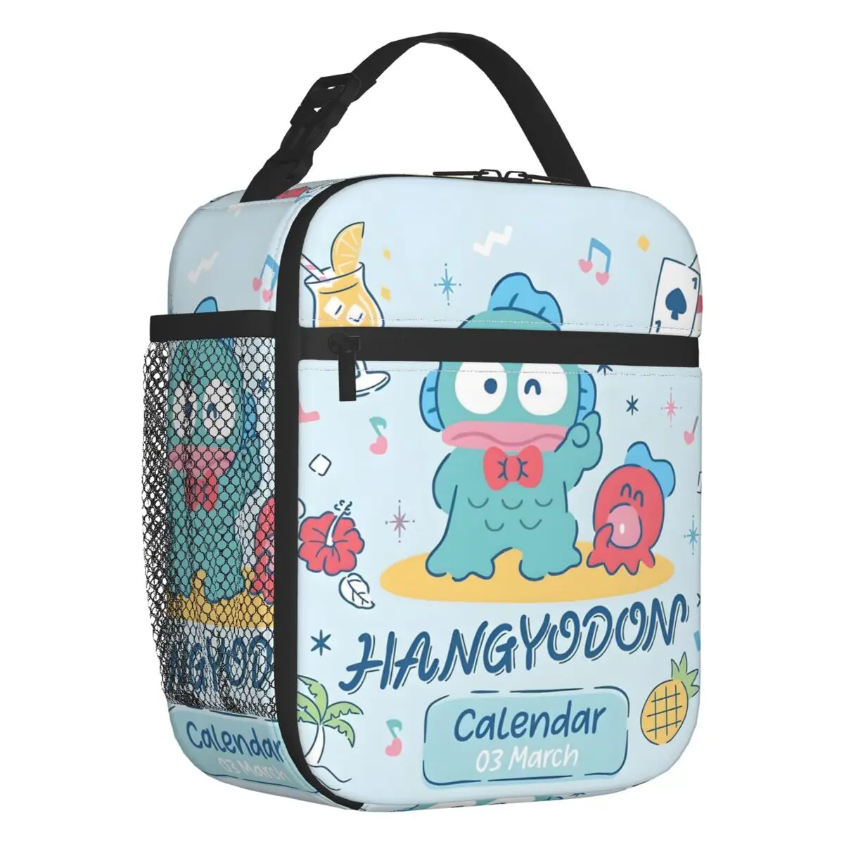 

Kawaii Hangyodon Thermal Insulated Lunch Bags Ugly Fish Kawaii Cartoon Anime Resuable Lunch Tote School Office Outdoor Food Box