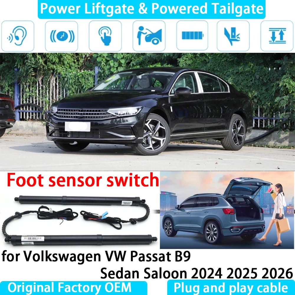 

for Volkswagen VW Passat B9 Sedan Saloon Automatic Electric Power Liftgate Powered Tailgate Strut Tail Gate Lift System