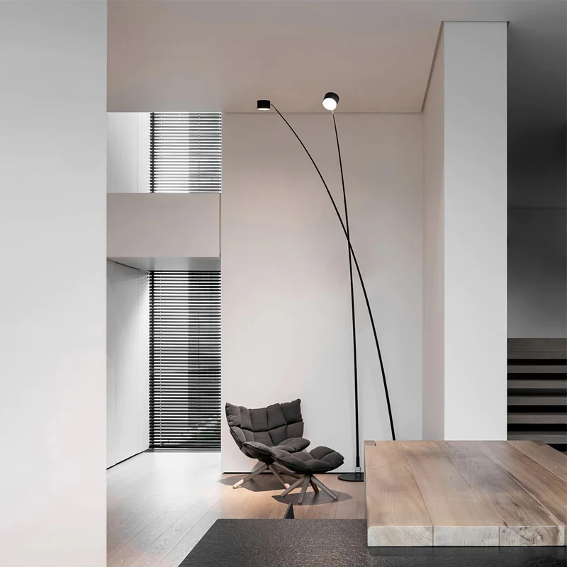

Minimalist living room floor lamp creative indoor outdoor stand light sofa room decor fishing floor light floor standing lamp
