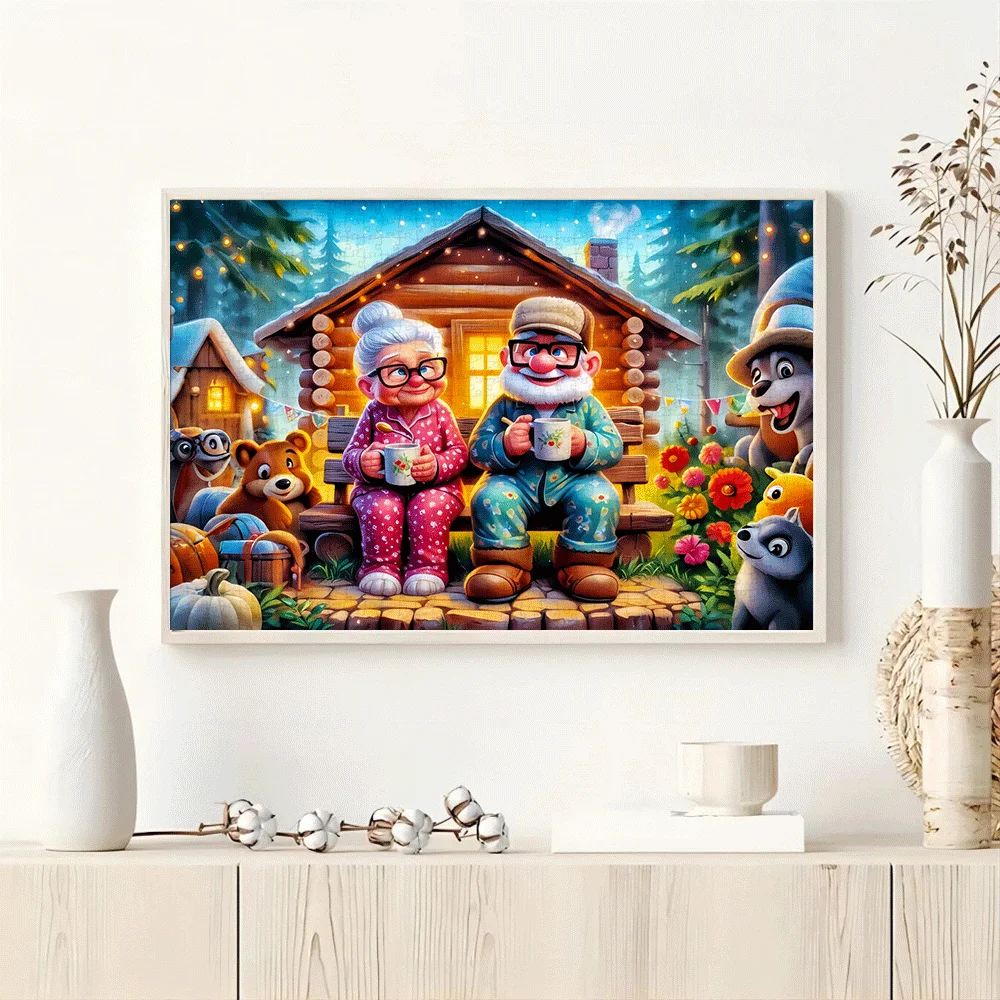 

Wolf Paper Puzzle 1000pcs Large Puzzle Toys Adult Games Gifts Family Interactive Games Puzzles DIY Home Decoration Brain Chall