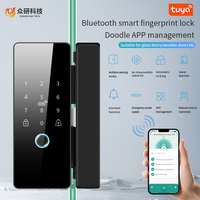 Tuya Fingerprint Door Lock Digit Password Rfid Card Access Control Door Lock Bluetooth Biometric Fingerprint Smart Door lock