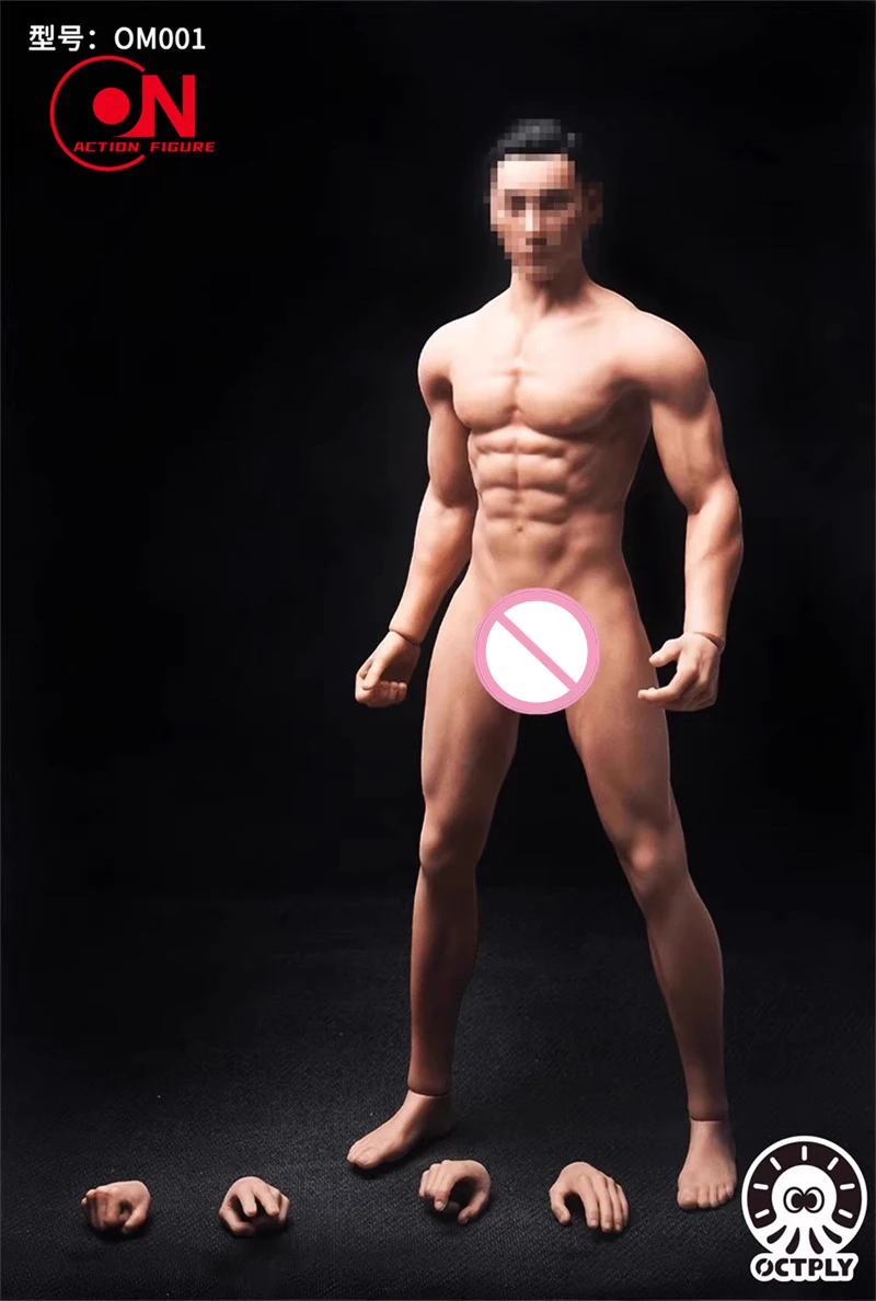 En Stock OCTPLY OM001 1/6 escala acero inoxidable esqueleto cuerpo súper Flexible sin costuras músculo figura masculina cuerpo muñeca