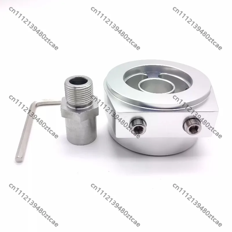Racing Modified Spacer Type Oil Filter Sandwich Plate, Gauge Oil Sandwich Adapter, Oil Filter Sensor Spacer Sandwich Accessory