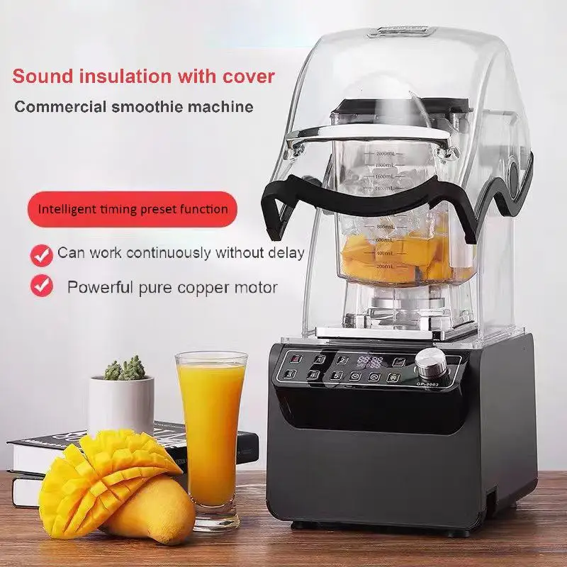 1000 watt electric heavy duty manual juicer food processor blender touchpad 2 speed ice crushing blender  hotel outdoor