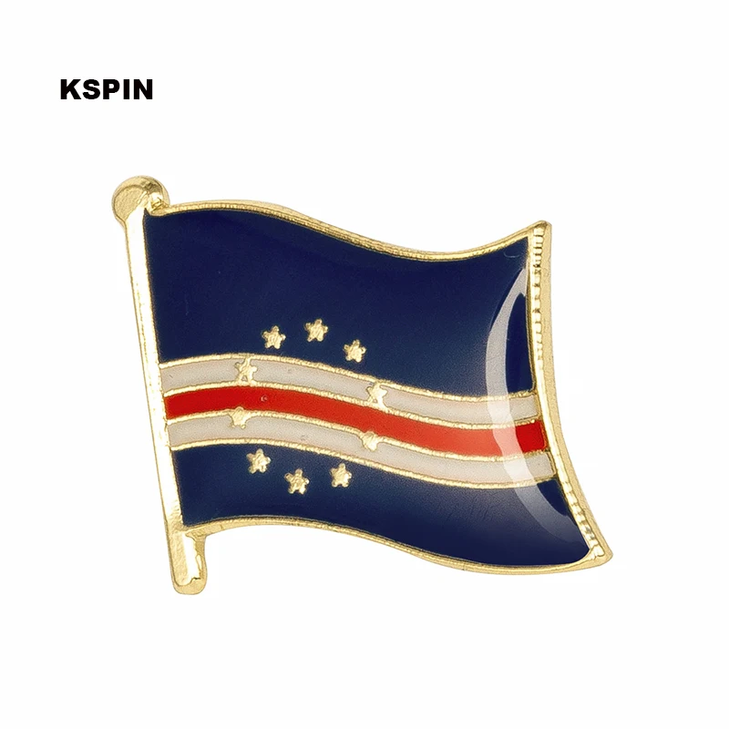 Cape Verde Flag Badge Brooch Natinal Lapel Pins Flag Lapel Pins Country Flag Badge