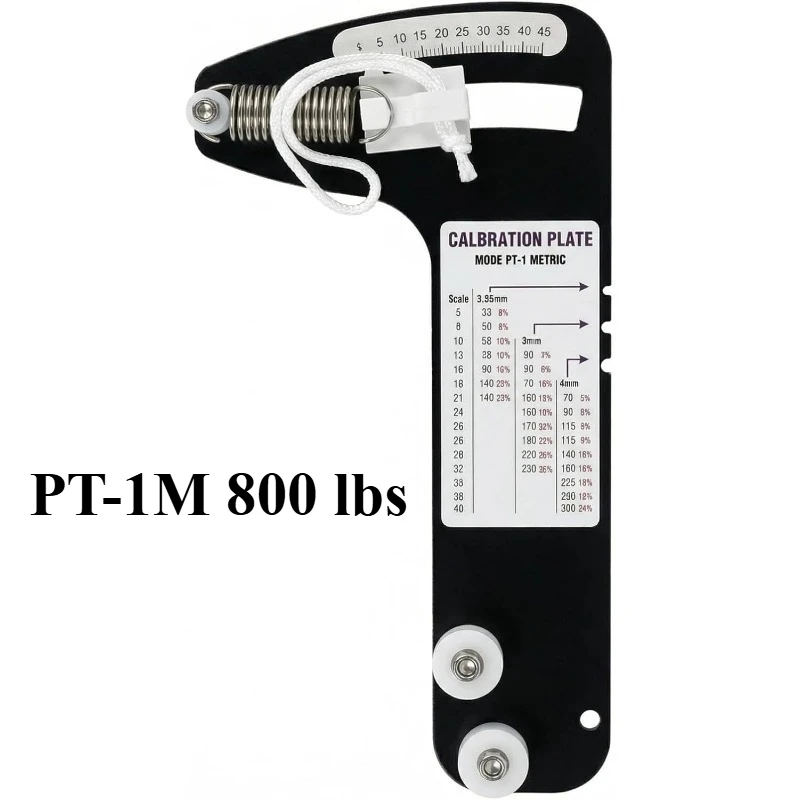 PT-1M 800lbs Aluminum Alloy Sailboat Rigging Tension Gauge Accurate Wire Rope Force Meter Marine Standing Rigging Tool