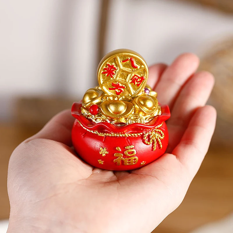 Chinese Citrine Money Tree God Feng Shui Fa Cai Lucky Fortune Miniature New Year Home Decorating Desktop Car Cabinet Ornaments