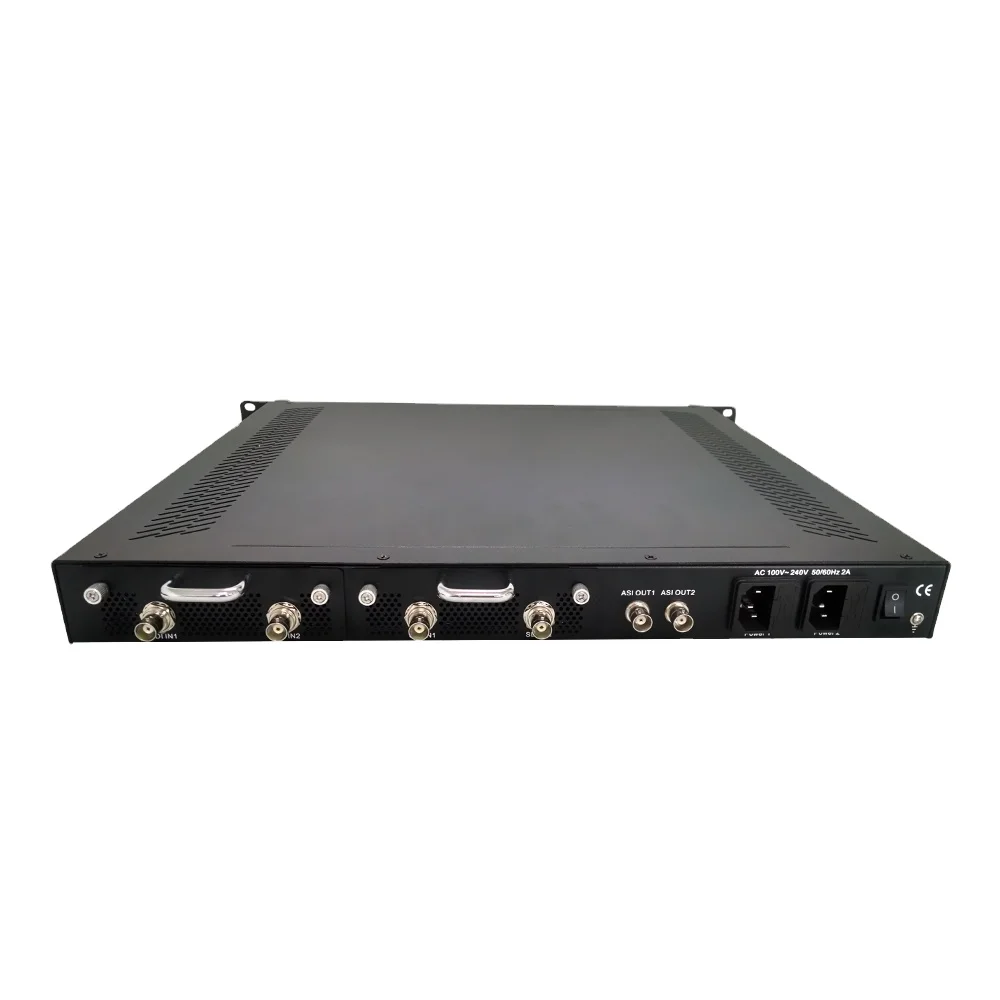 ENC3445 up to 4 Channels CATV HD-SDI Encoder H.264 Mpeg-2 Ip AC3 Encoder Support Closed Captioning with Dual Power Supply