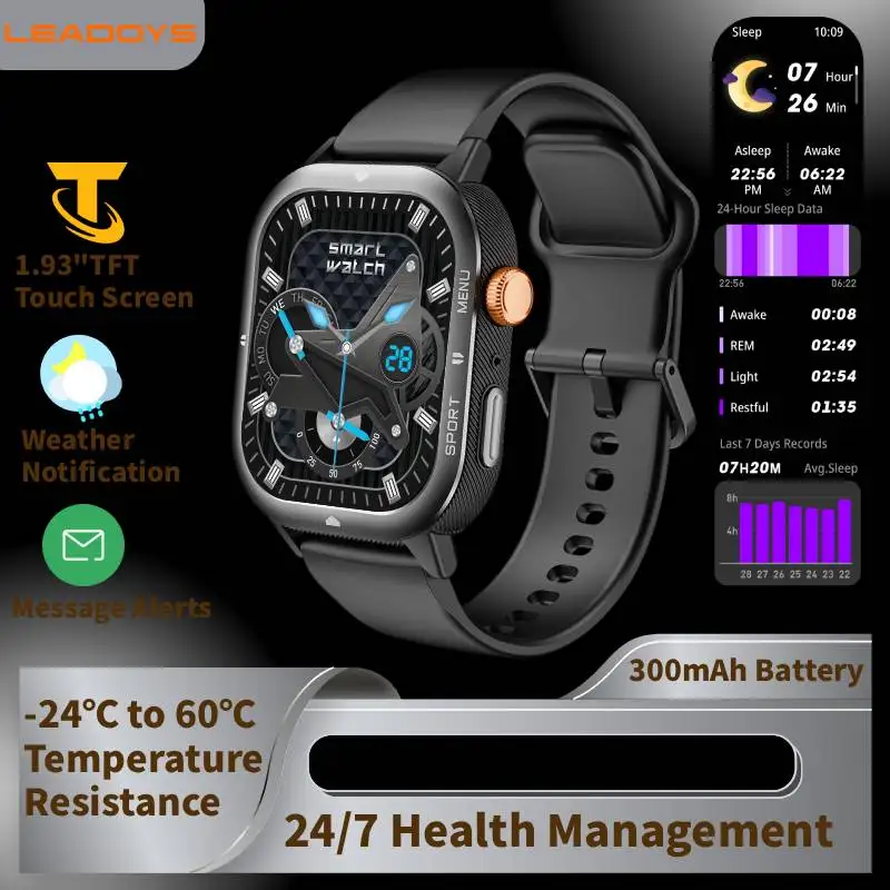 

Get Live Weather Updates on Your Wrist with LEADOYS C30 Smartwatch