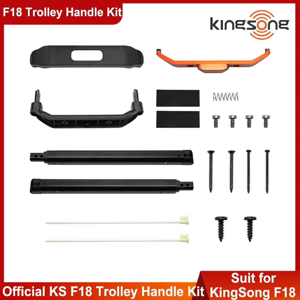 Original KingSong F18 Complete Trolley Handle Kit Pull Rod Assembly For KS F18 Electric Unicycle Retractable Pull Handle Spare