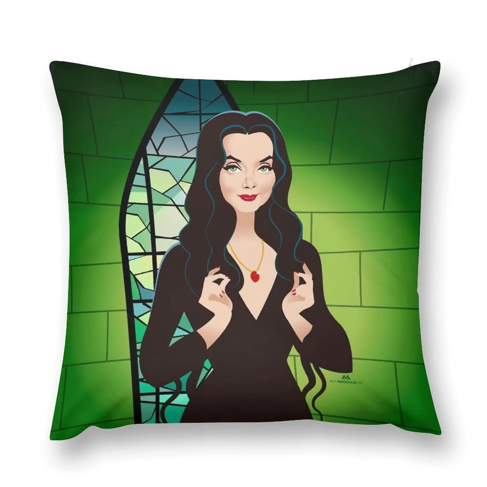 

Morticia Throw Pillow Christmas Covers Christmas Covers For Cushions pillow
