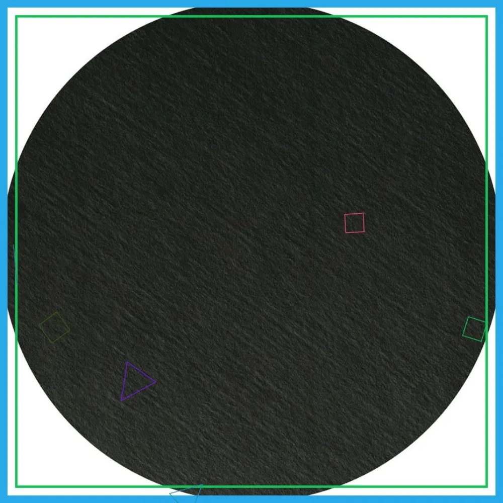 

Круглые двусторонние подставки под кружки, 4 дюйма, черные, упаковка 500 шт. - Прочные и универсальные для дома или офиса