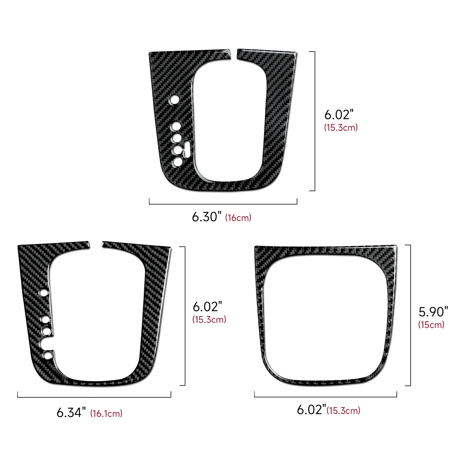 For VW Jetta V Scirocco EOS Golf V VI MK5 MK6 R32 GTI Plus Variant Car Center Console Gear Shifter Panel Carbon Fiber Sticker