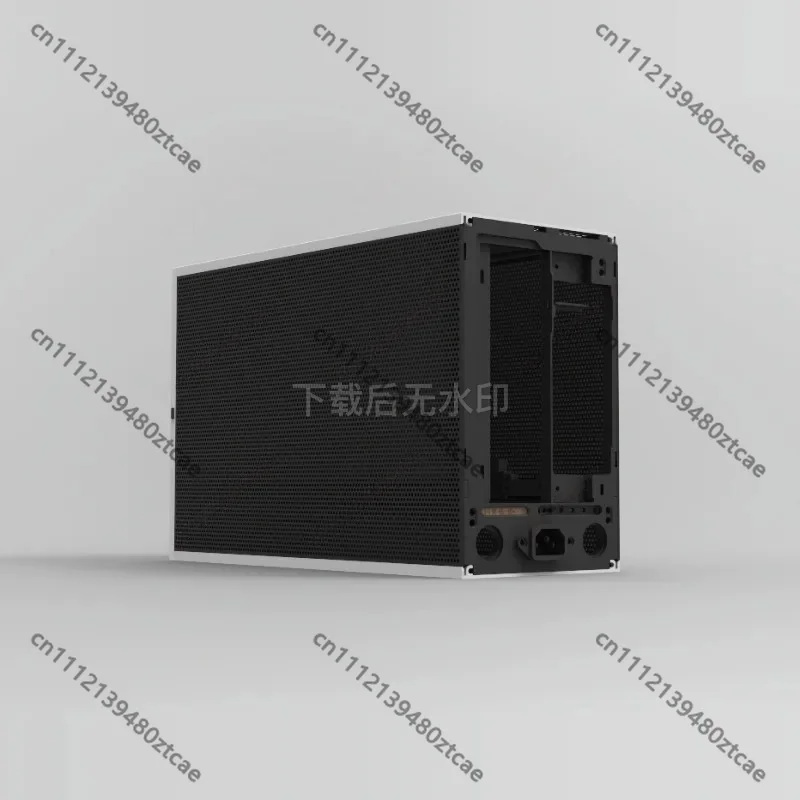 9L Aluminum Alloy PC Chassis, CNC Air Cooling Case, Mini ITX Compact Housing, Back-to-Back Structure for Desktop DIY Assembly